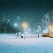 Парады для пешаходаў і кіроўцаў у снегапад