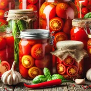 Пяць цікавых і смачных рэцэптаў закатак памідораў