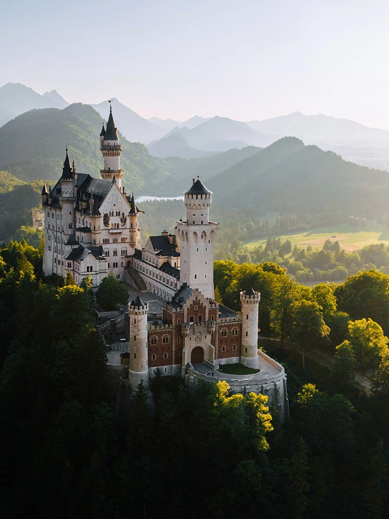 Замак Нойшванштайн, Германія, прыгожыя месцы ў Германіі