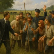 Кішчыцкі расстрэл. Як беларускія сяляне змагаліся за луг з расійскім афіцэрам