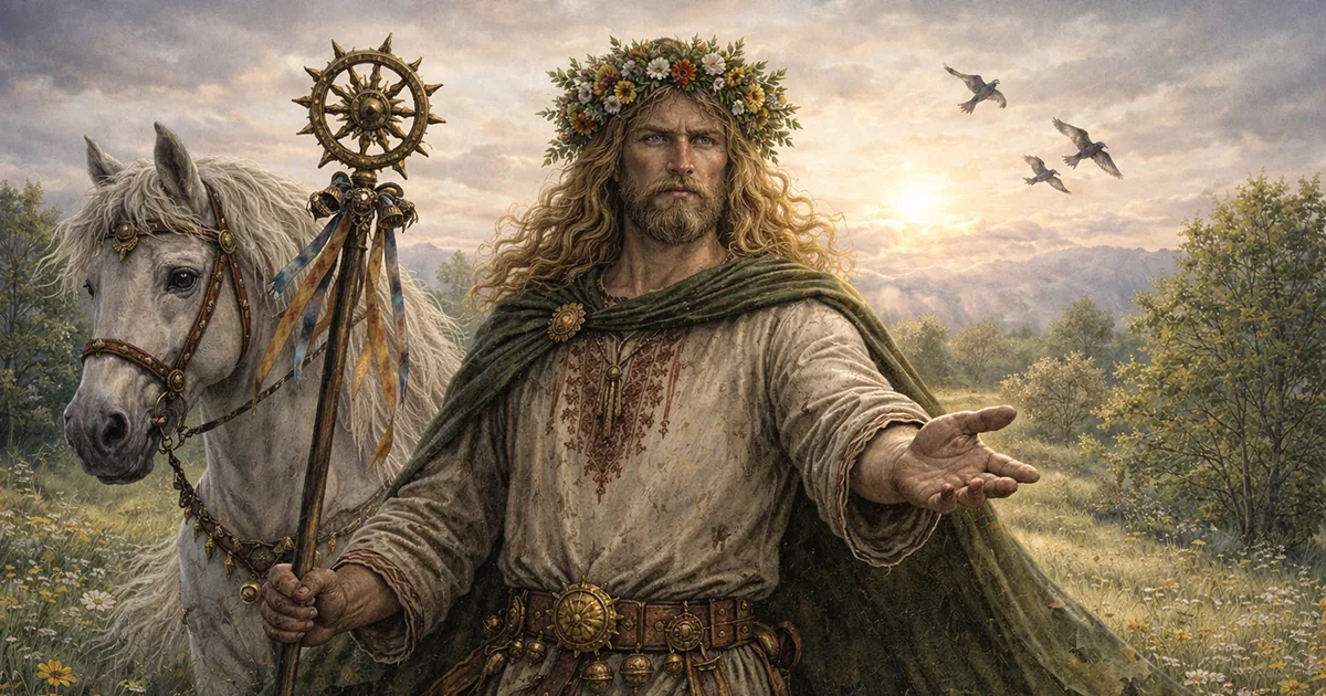 Забыты бог Аўсень, які прыходзіў кожную вясну. Расказваем пра таямнічага персанажа ўсходнеславянскай міфалогіі